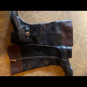 Michael Kors leather riding boots